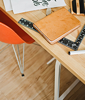 Desk and chair